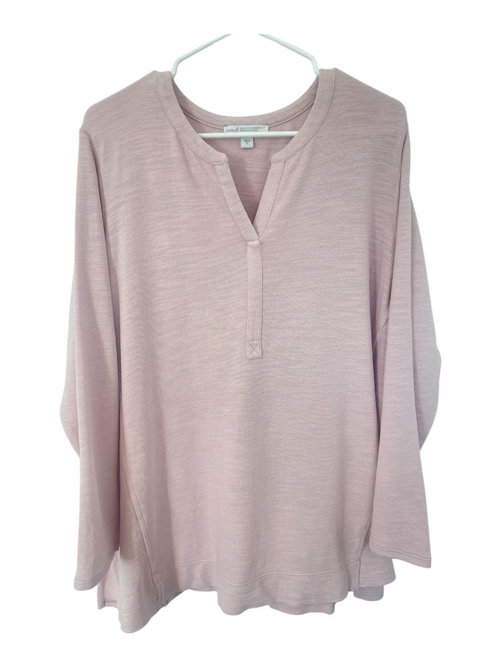 J.Jill Pure Jill Long Sleeve Split-Neck Tunic